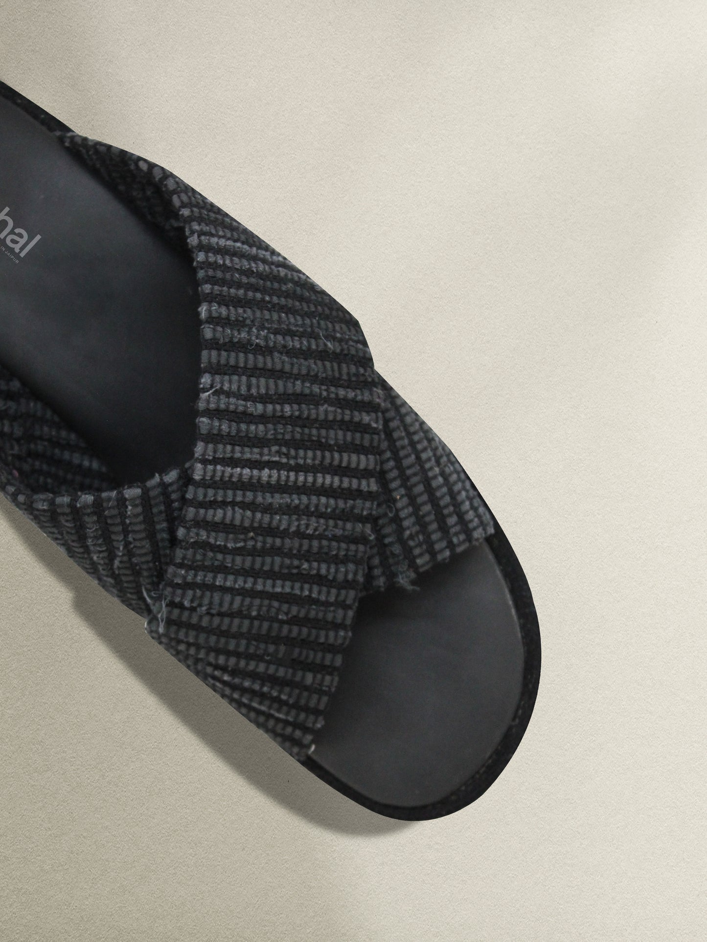 Criss Cross Black Upcycled