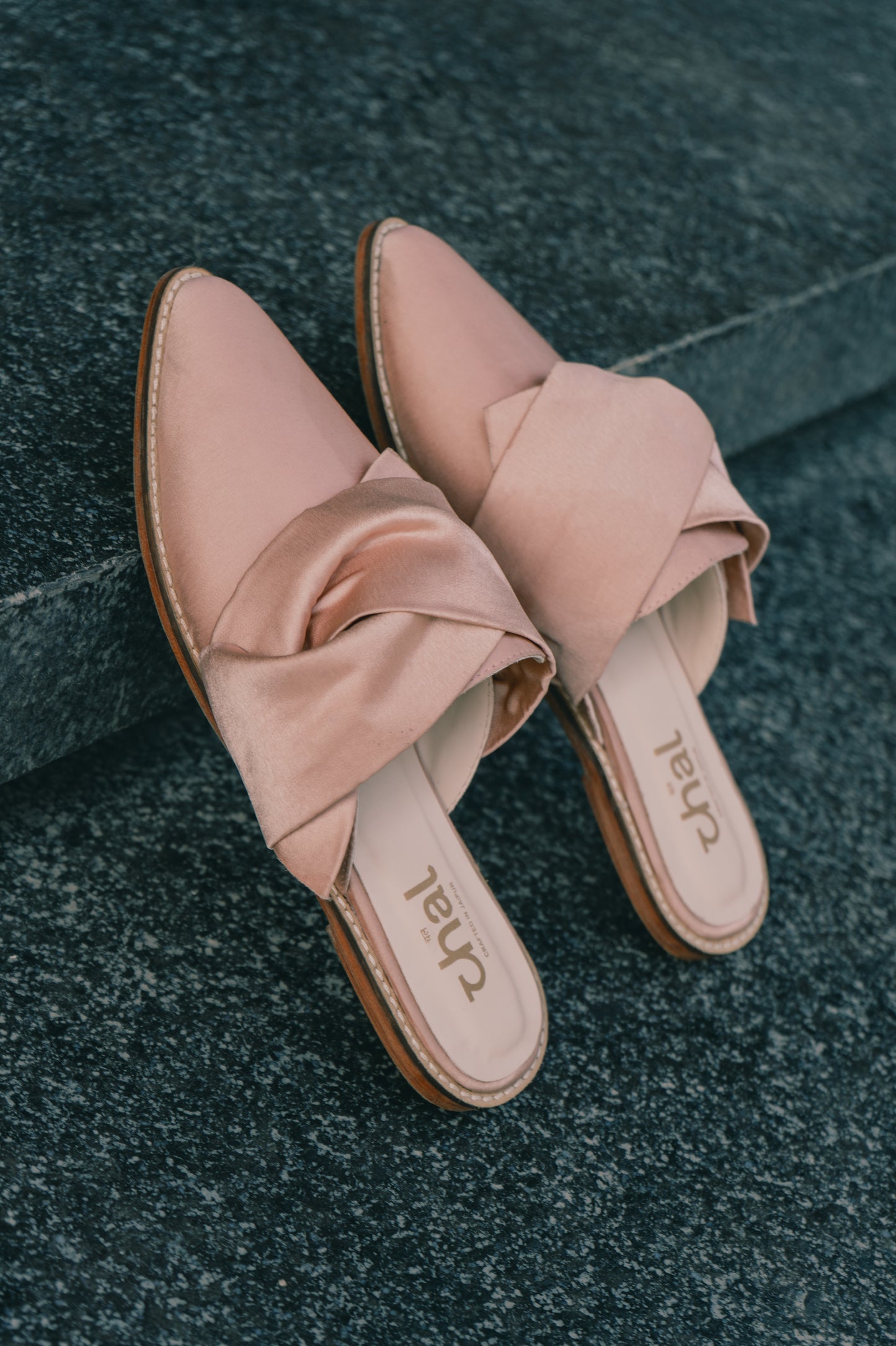 Serena Mule (Pink Satin)