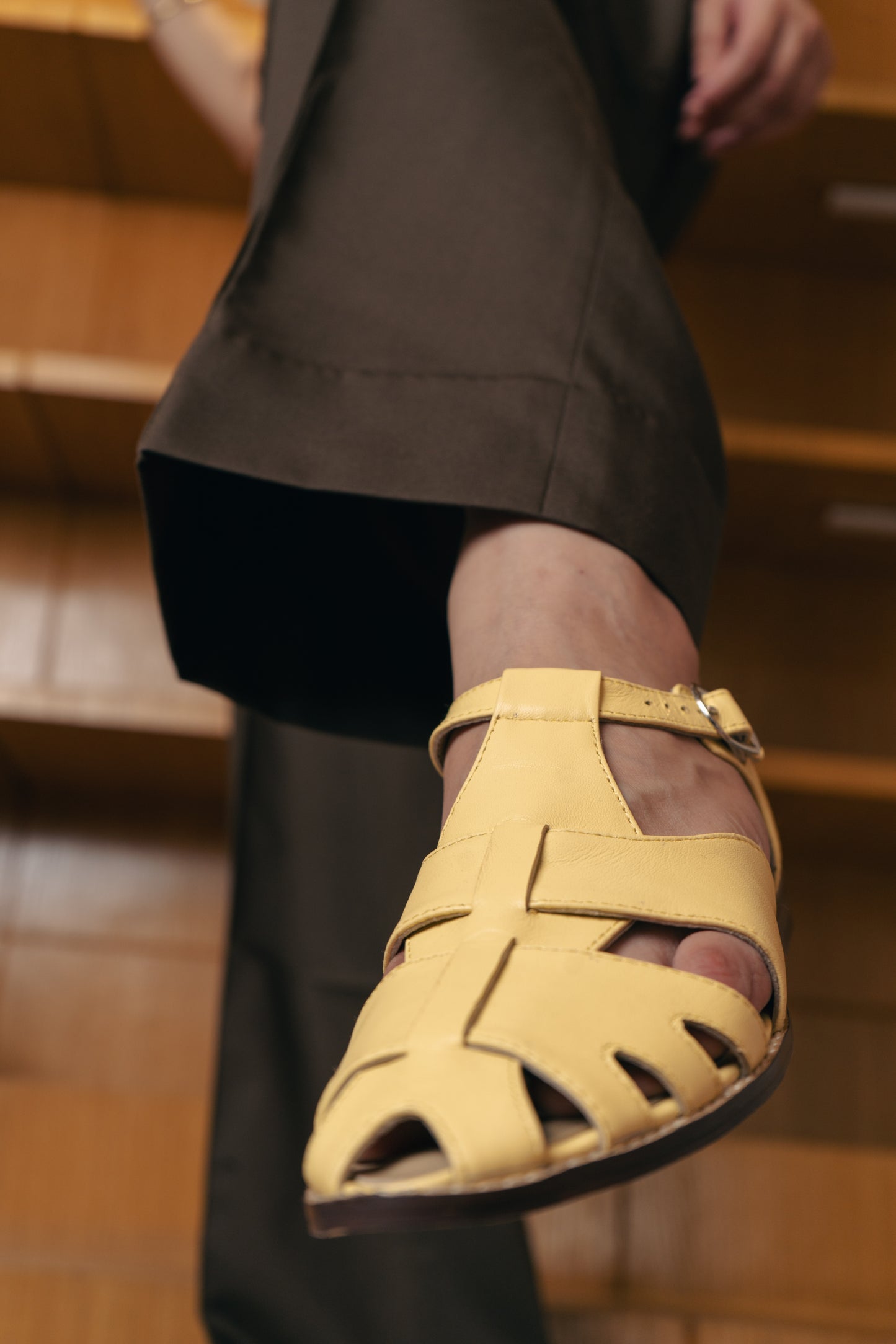 Yellow Fisherman Sandal