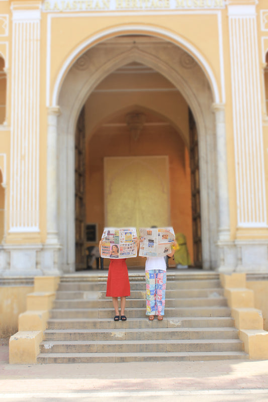 Criss Cross Black Upcycled