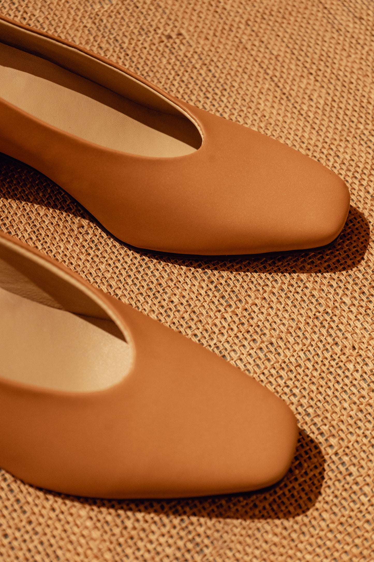 Tan Court Shoe