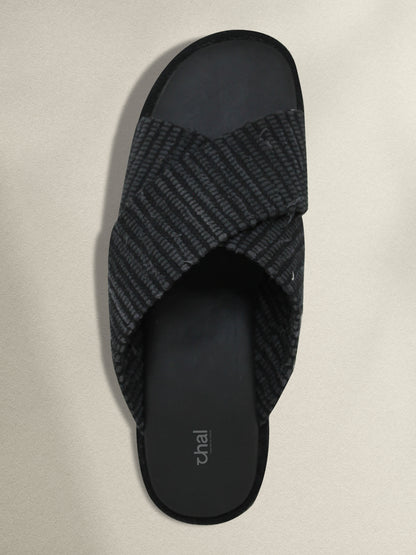 Criss Cross Black Upcycled