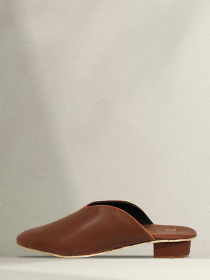 Mule - Leather (Tan)
