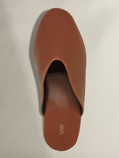 Mule - Leather (Tan)