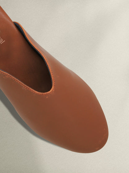 Mule - Leather (Tan)
