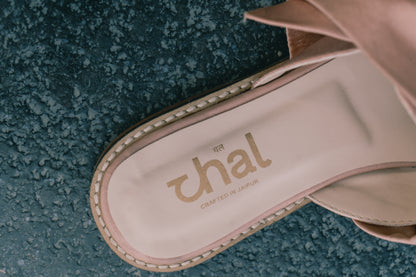 Serena Mule (Pink Satin)