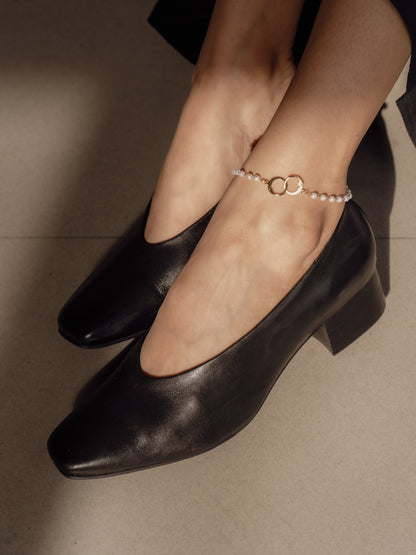 Black Court Shoe
