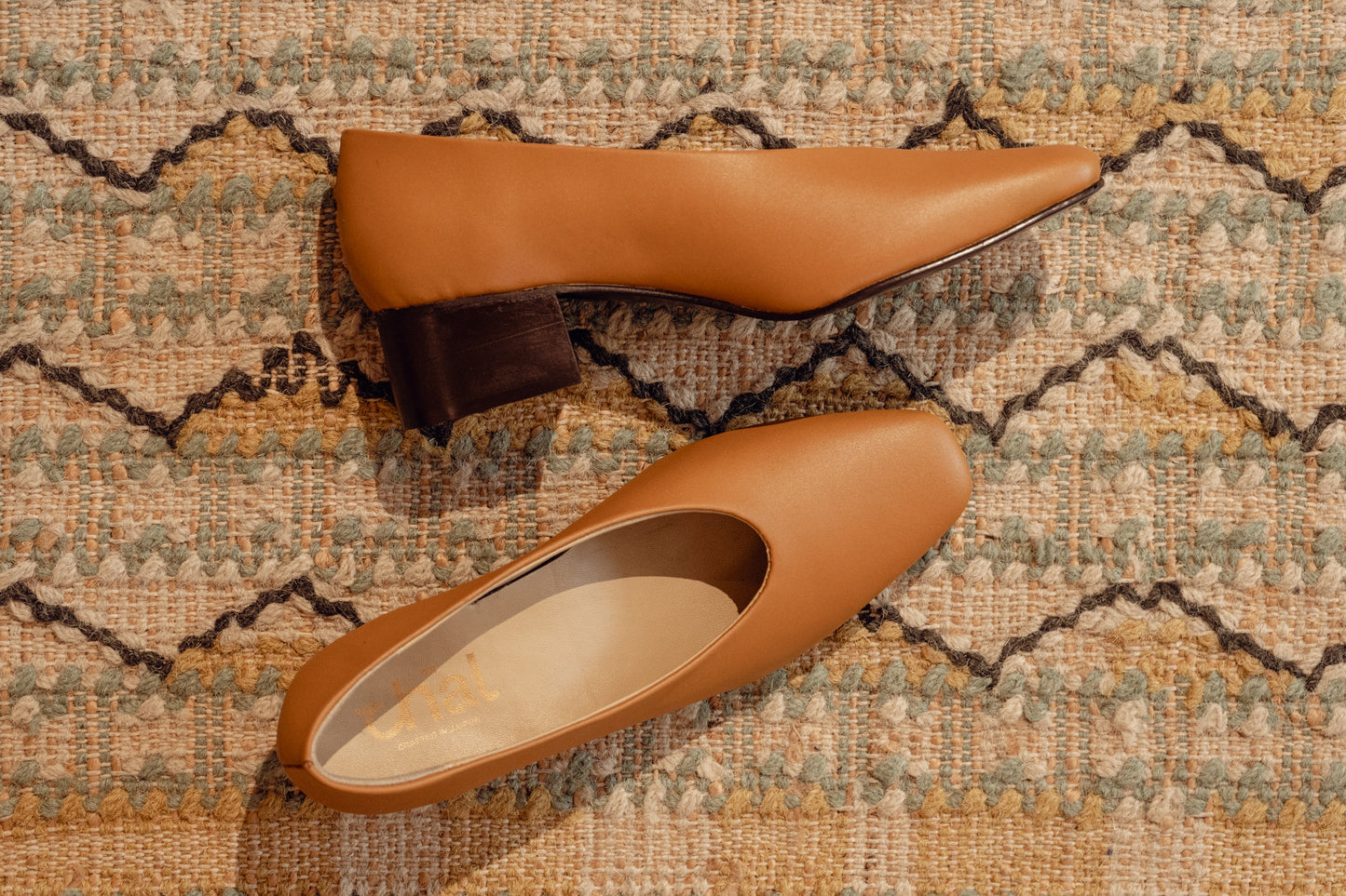 Tan Court Shoe