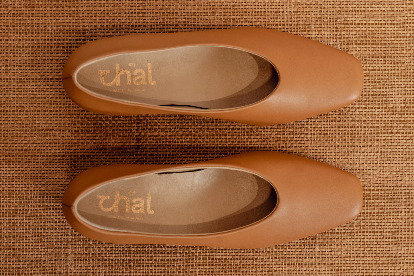 Tan Court Shoe