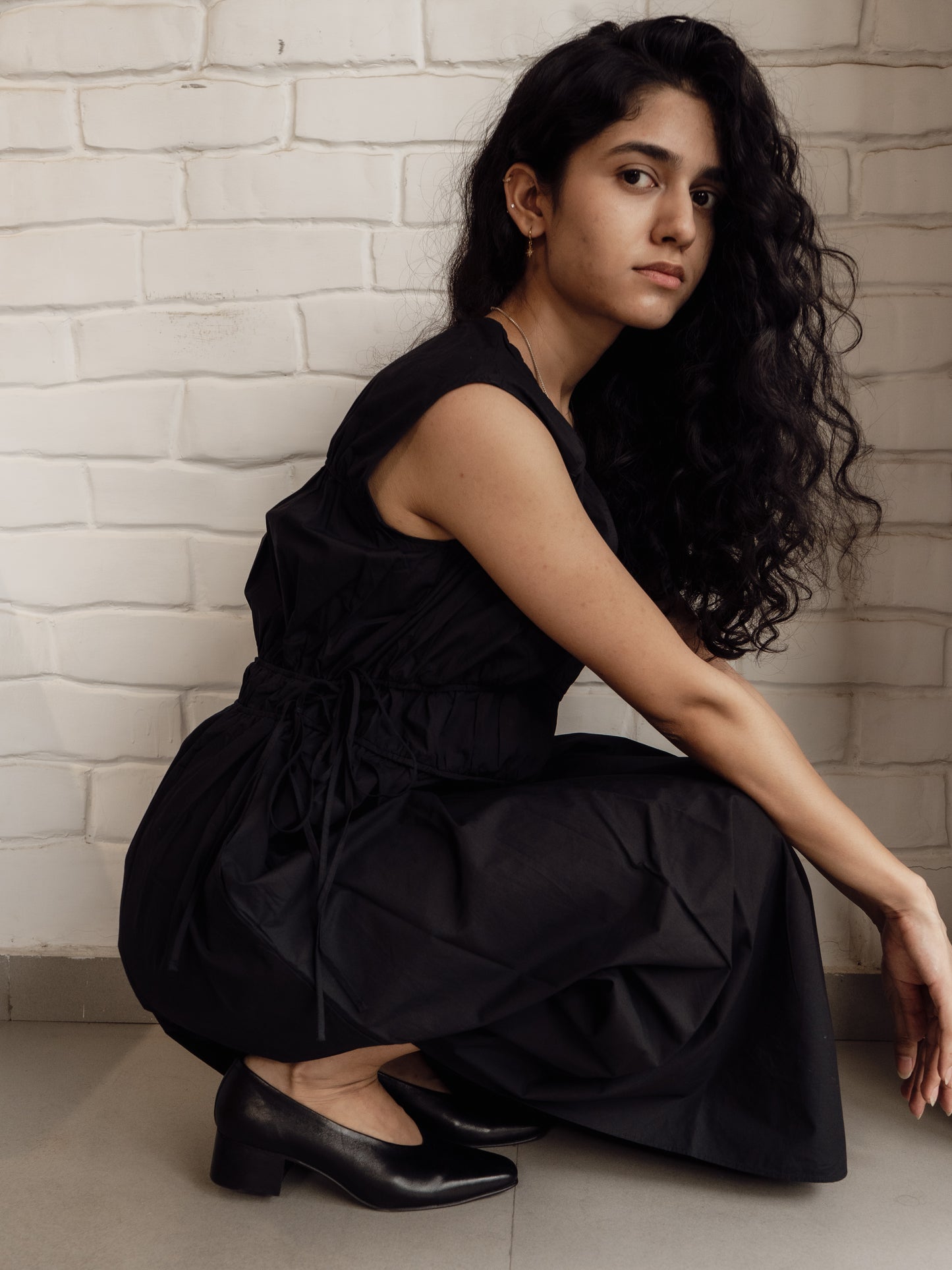 Black Court Shoe