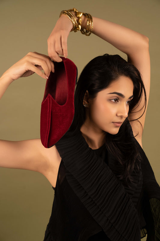 Maharani Mojari (Red)