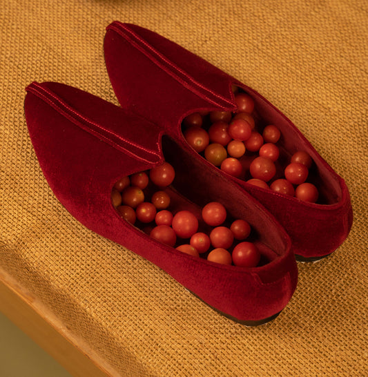 Maharani Mojari (Red)