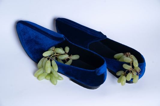 Maharani Mojari (Electric Blue)