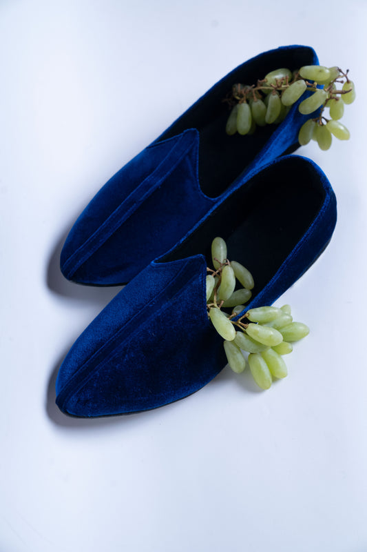 Maharani Mojari (Electric Blue)