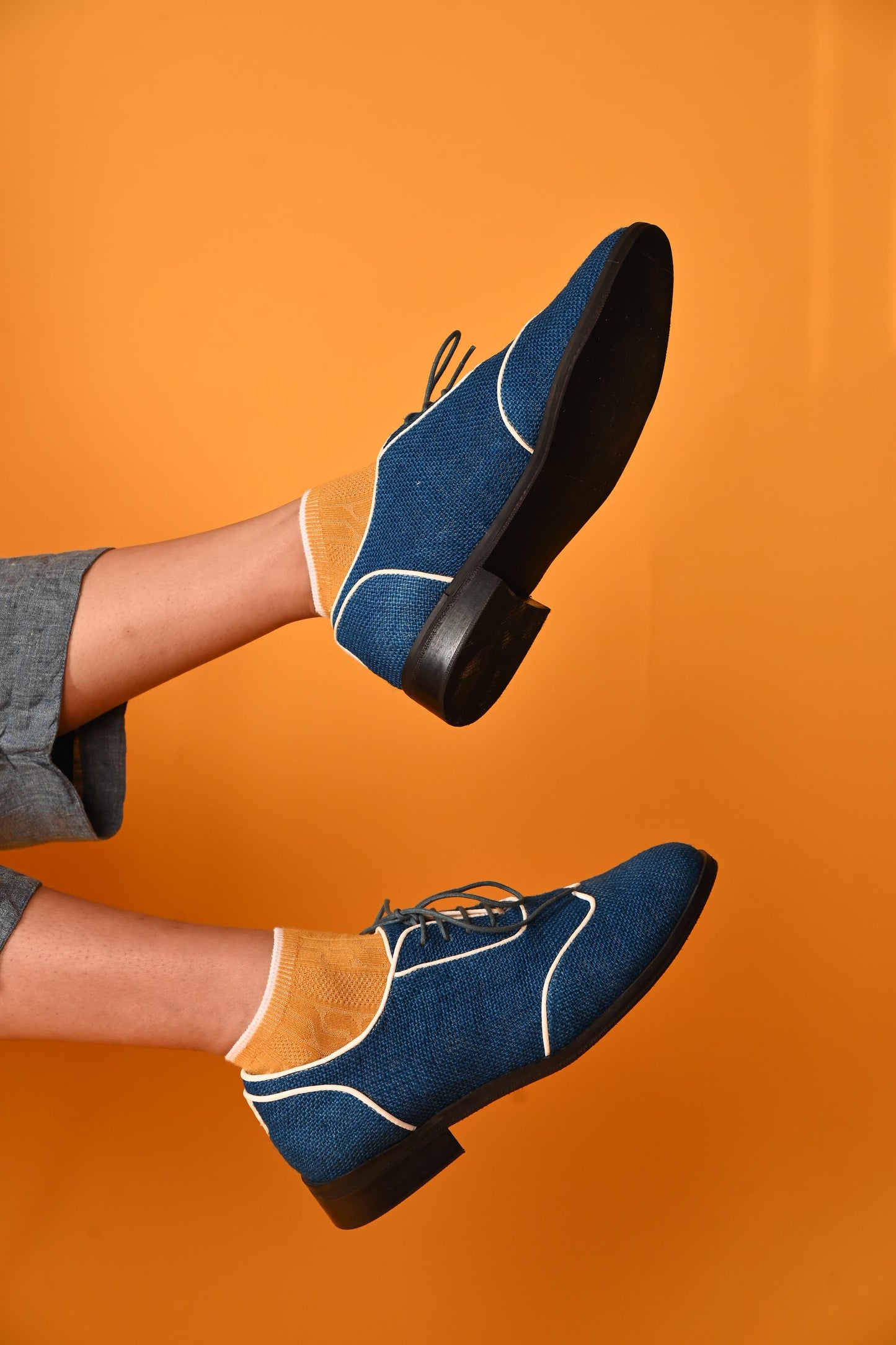 Roshni Oxfords (Electric Blue)