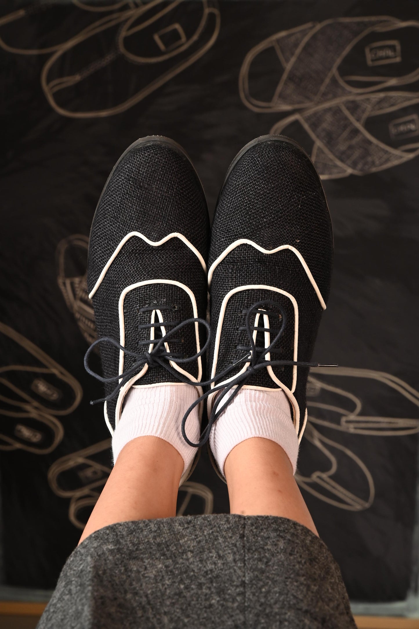 Roshni Oxfords (Black)