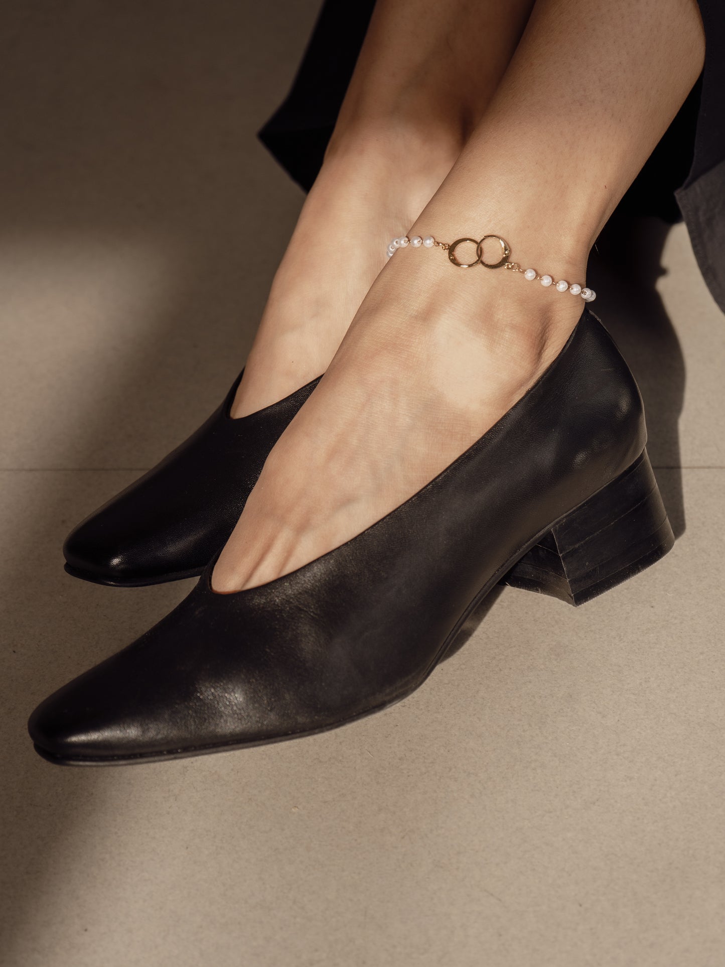 Black Court Shoe