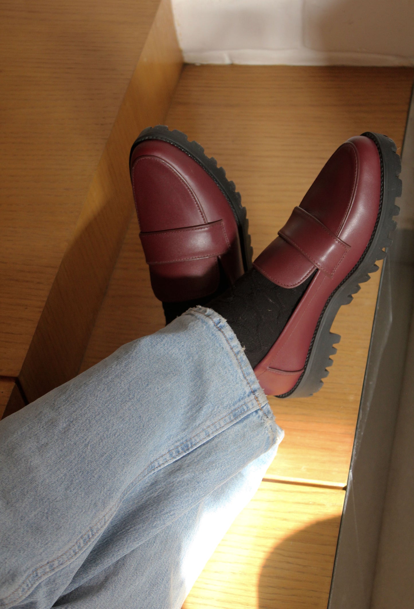 Maroon Loafer